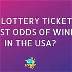 lottery with best odds usa